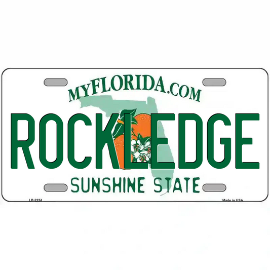 Rockledge Florida Metal Sign