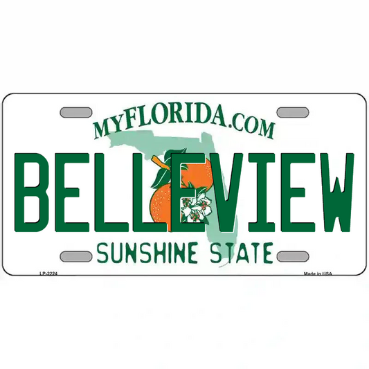 Belleview Florida Metal Sign