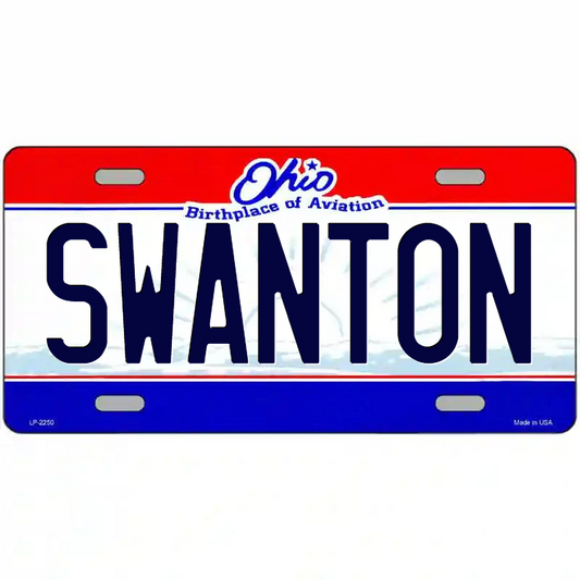 Swanton Ohio Metal Sign
