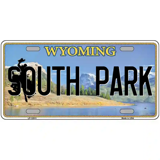 South Park Wyoming Metal Sign