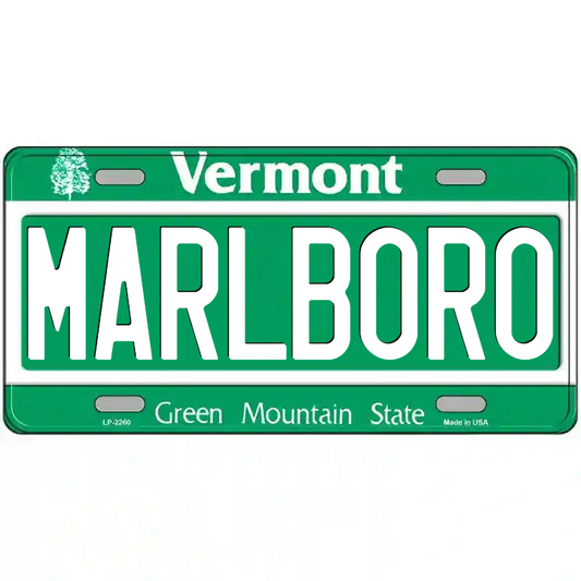 Marlboro Vermont Metal Sign