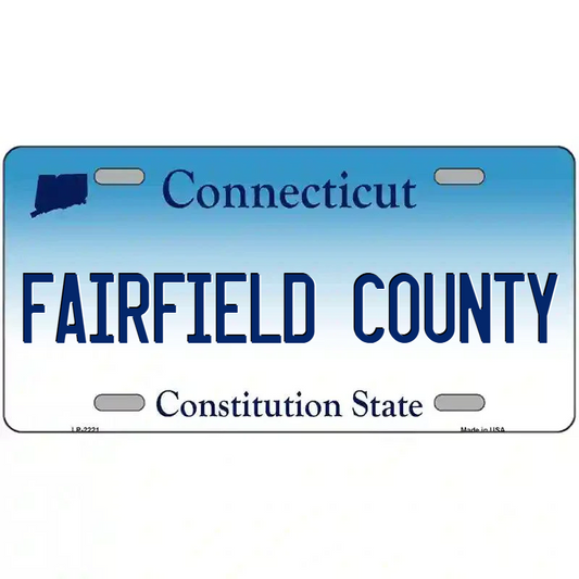 Fairfield County Connecticut Metal Sign