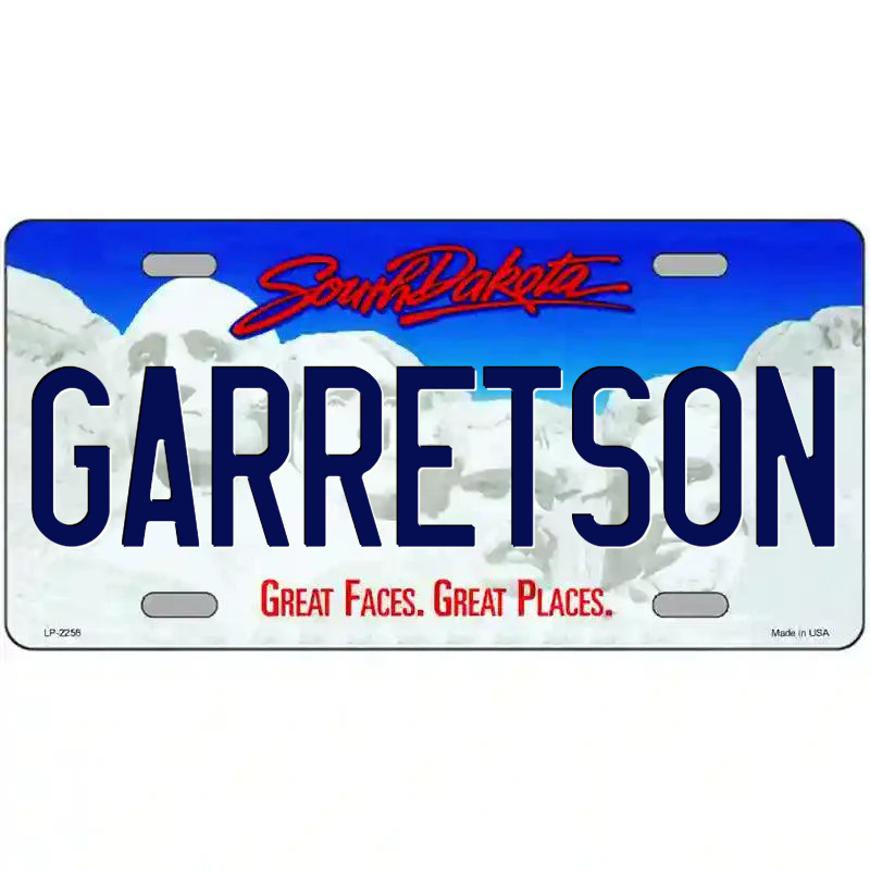 Garretson South Dakota Metal Sign