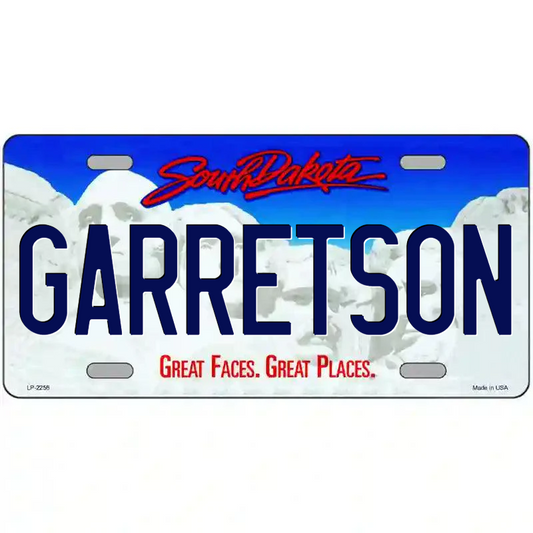 Garretson South Dakota Metal Sign