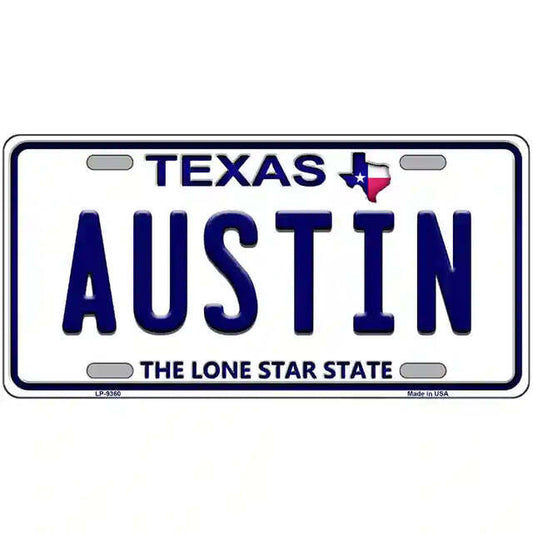 Austin Texas Metal Sign