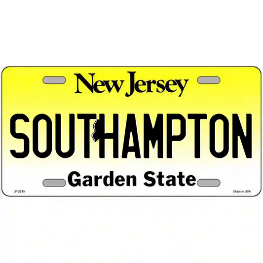 Southampton New Jersey Metal Sign