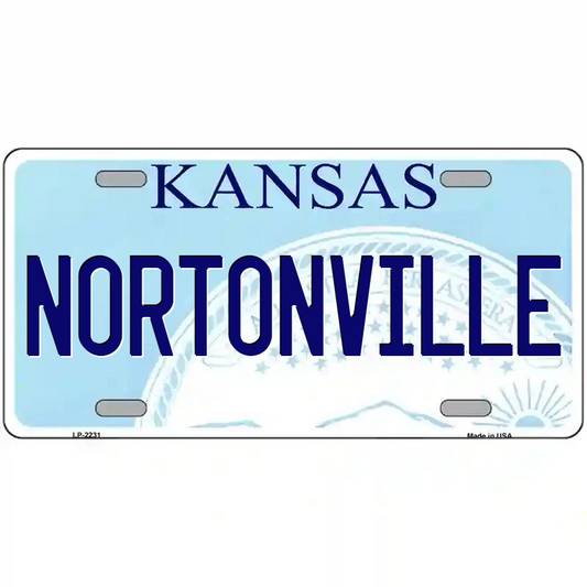 Nortonville Kansas Metal Sign