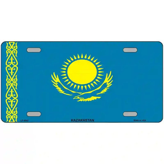 Kazakhstan Flag Metal sign