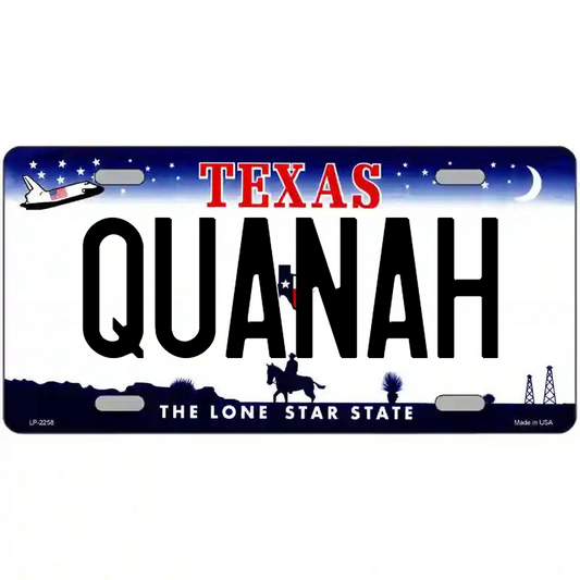 Quanah Texas Metal Sign