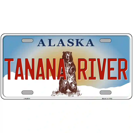 Tanana River Alaska Metal Sign
