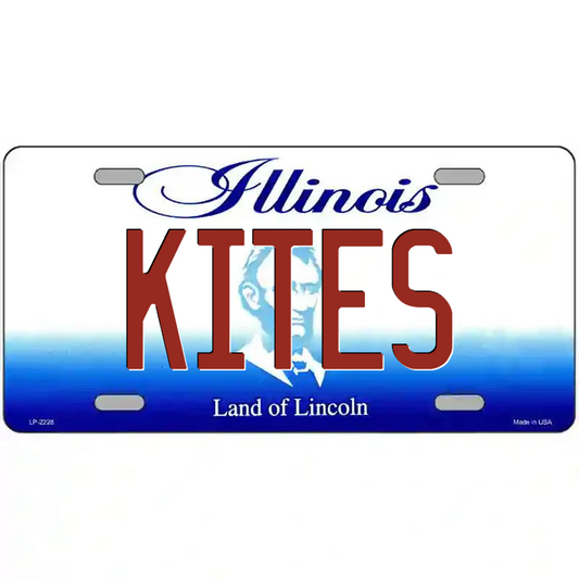 Kites Illinois Metal Sign