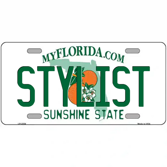 Stylist Florida Metal Sign