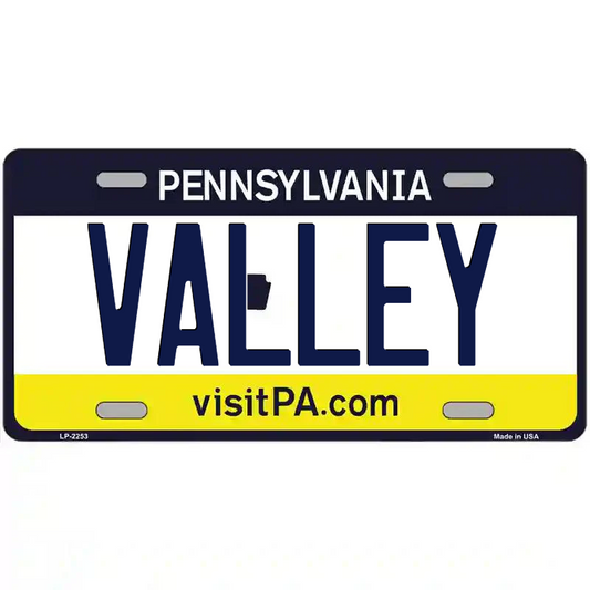 Valley Pennsylvania Metal Sign
