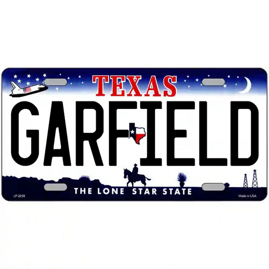 Garfield Texas Metal Sign