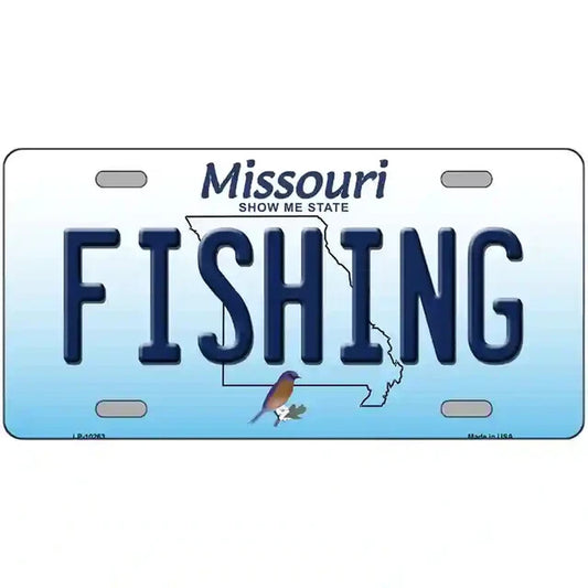 Fishing Missouri Metal Sign