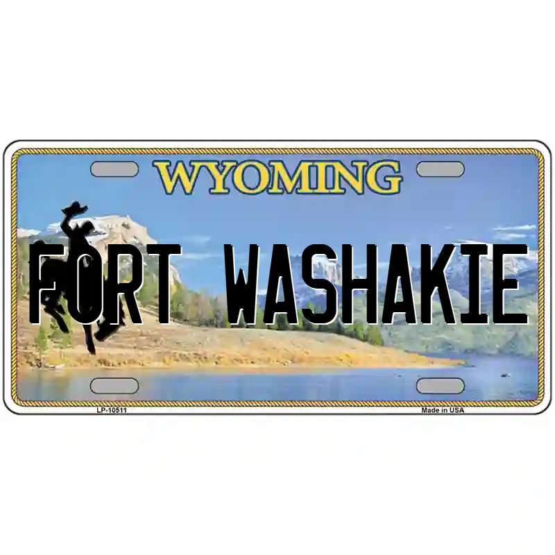 Fort Washakie Wyoming Metal Sign