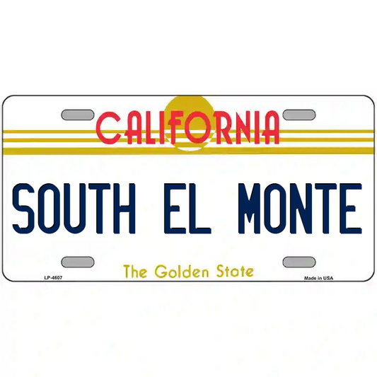 South El Monte California Metal Sign
