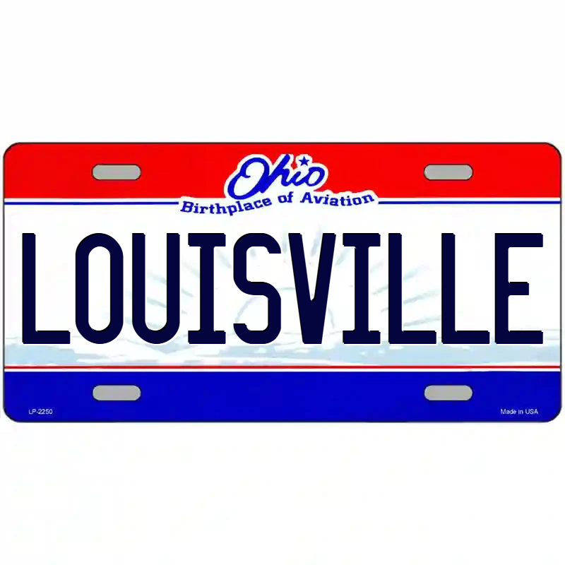 Louisville Ohio Metal Sign