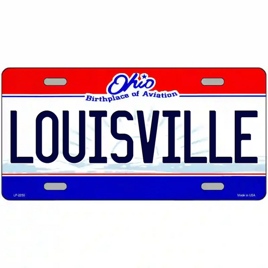 Louisville Ohio Metal Sign