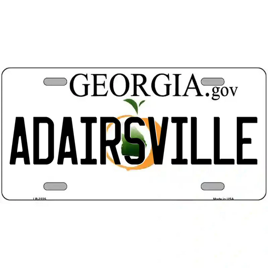 Adairsville Georgia Metal Sign