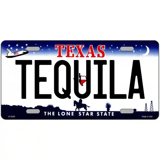Tequila Texas Metal Sign