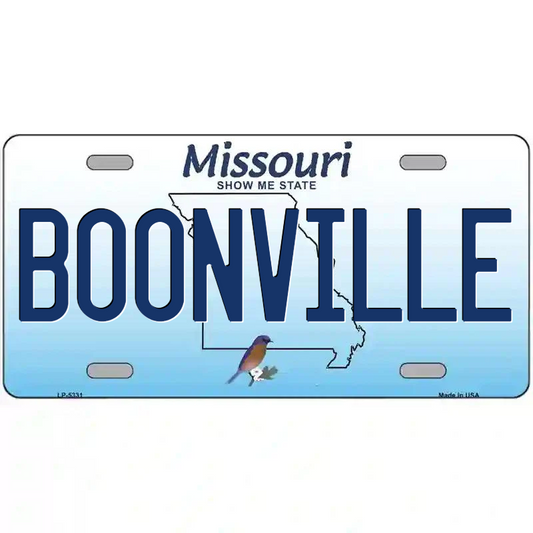 Boonville Missouri Metal Sign