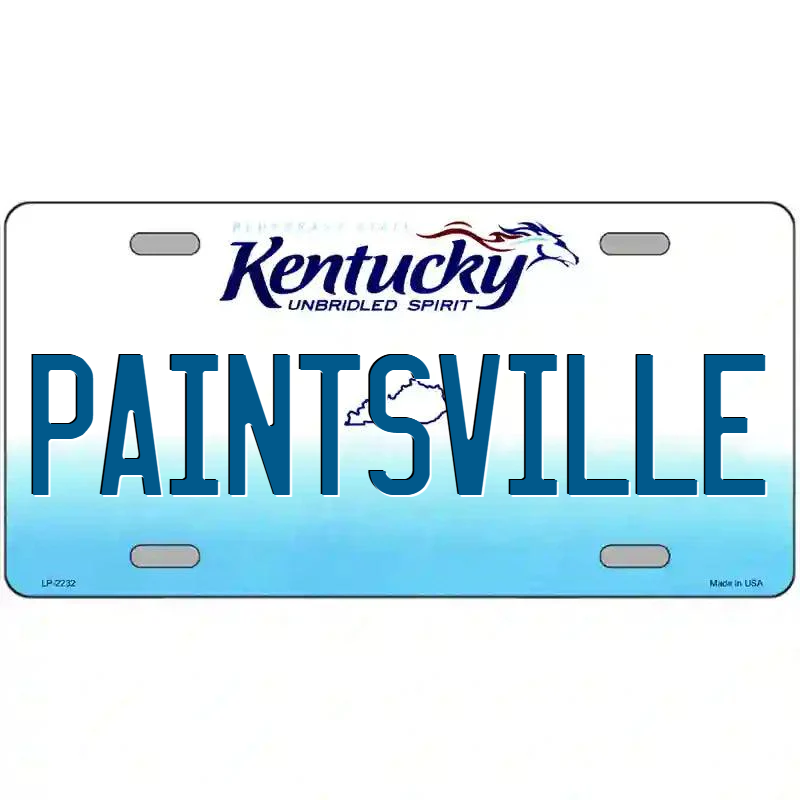 Paintsville Kentucky Metal Sign