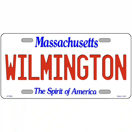 Wilmington Massachusetts Metal Sign
