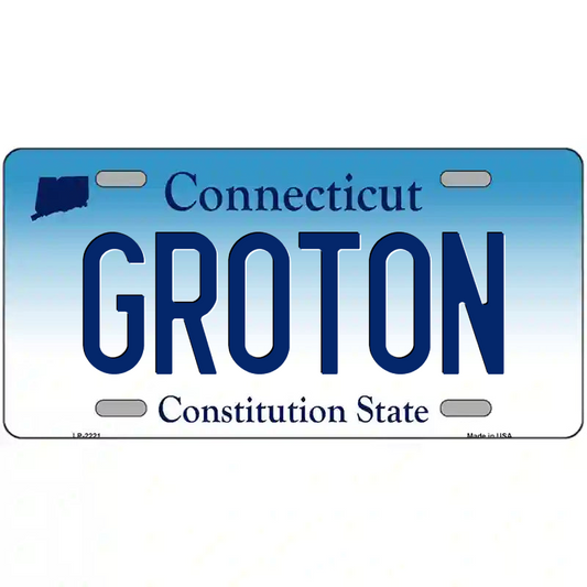 Groton Connecticut Metal Sign