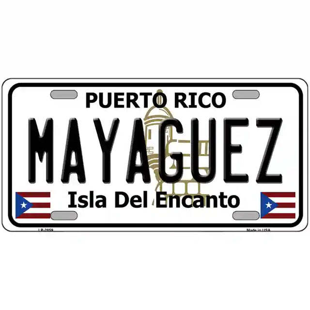 Mayaguez Puerto Rico Metal Sign