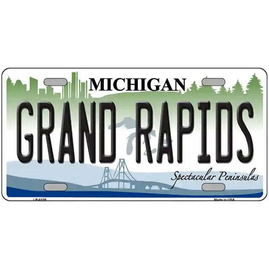 Grand Rapids Michigan Metal Sign