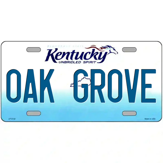 Oak Grove Kentucky Metal Sign