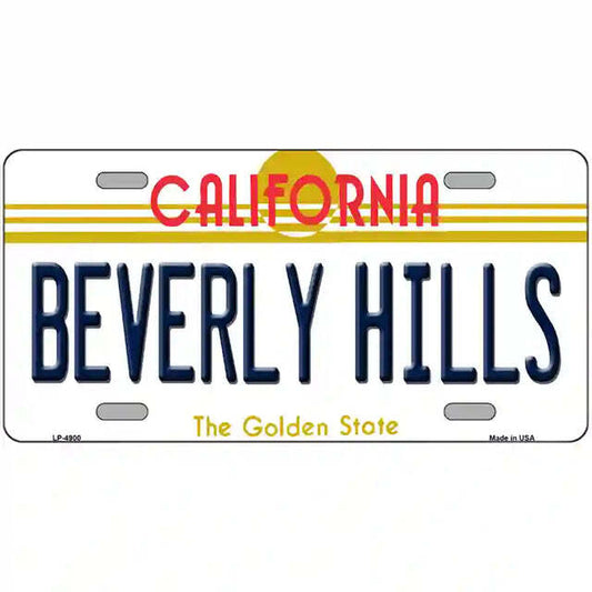 Beverly Hills California Metal Sign