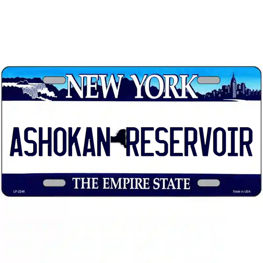 Askokan Reservoir New York Blue Metal Sign