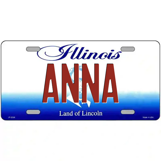 Anna Illinois Metal Sign
