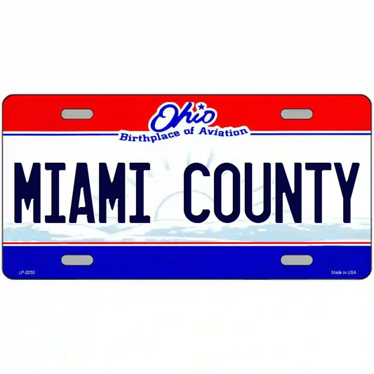 Miami County Ohio Metal Sign