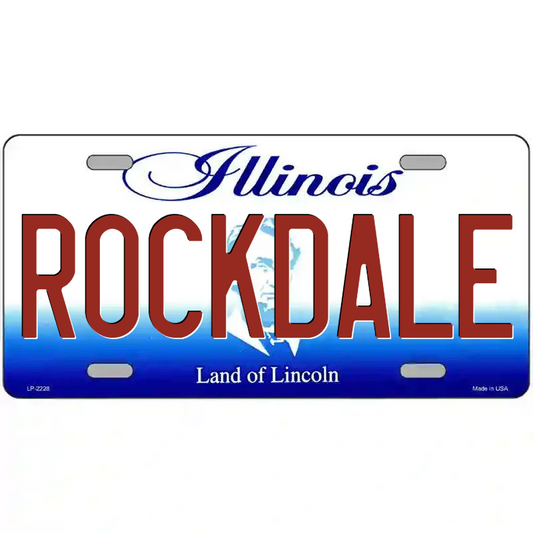 Rockdale Illinois Metal Sign