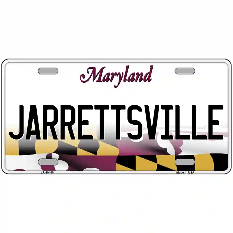 Jarrettsville Maryland Metal Sign