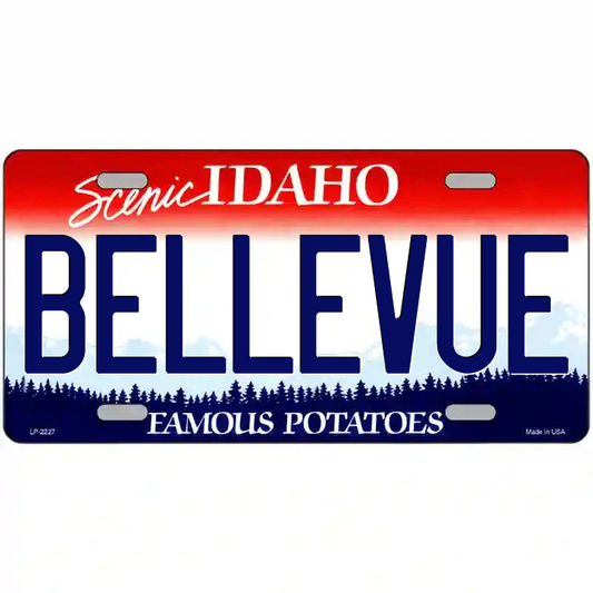 Bellevue Idaho Metal Sign