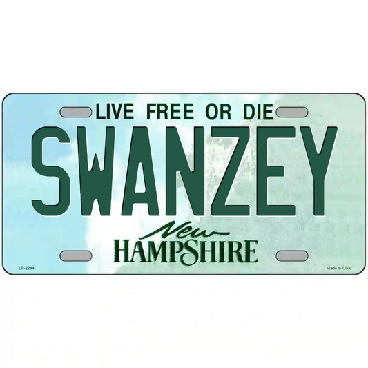 Swanzey New Hampshire Metal Sign