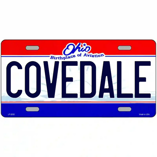 Covedale Ohio Metal Sign