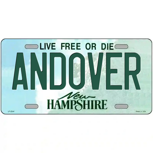 Andover New Hampshire Metal Sign