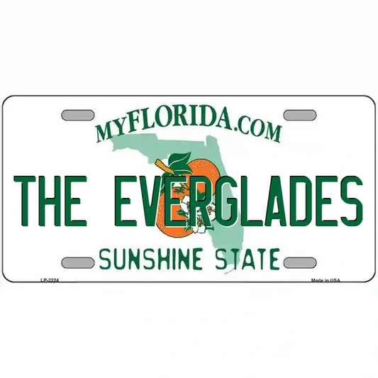 The Everglades Florida Metal Sign