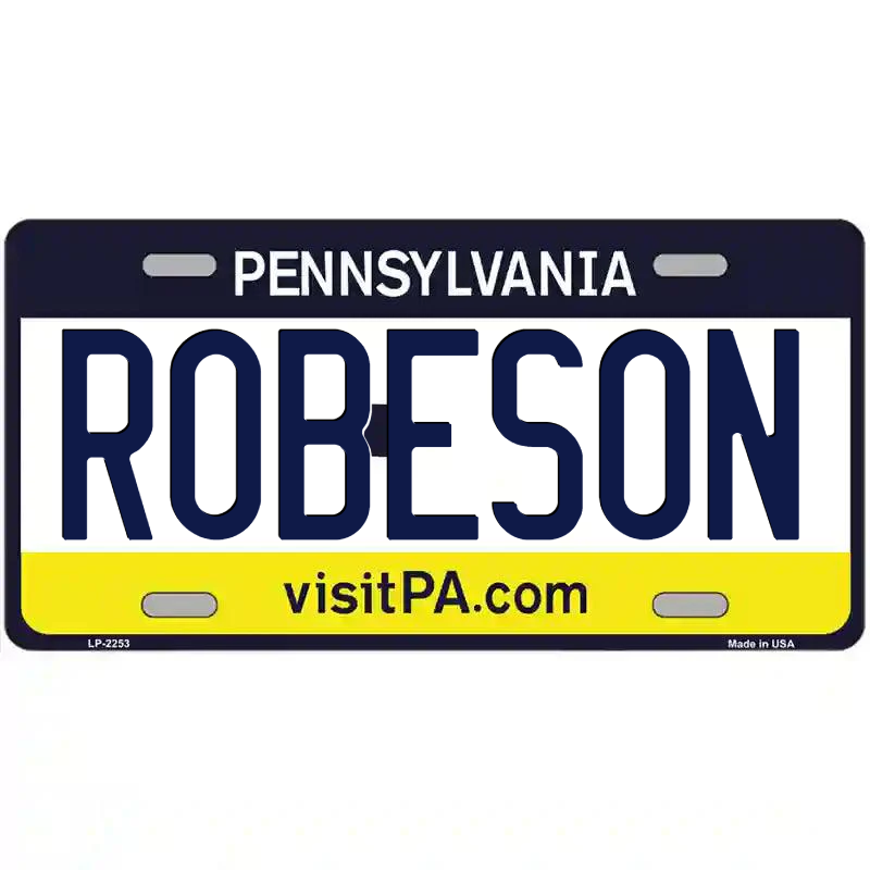 Robeson Pennsylvania Metal Sign