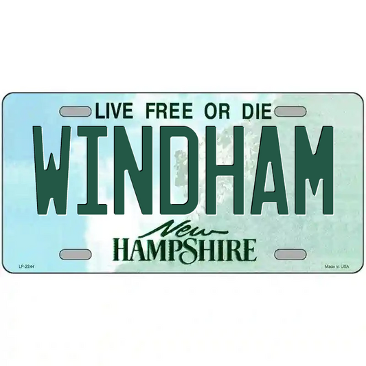 Windham New Hampshire Metal Sign