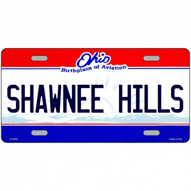 Shawnee Hills Ohio Metal Sign