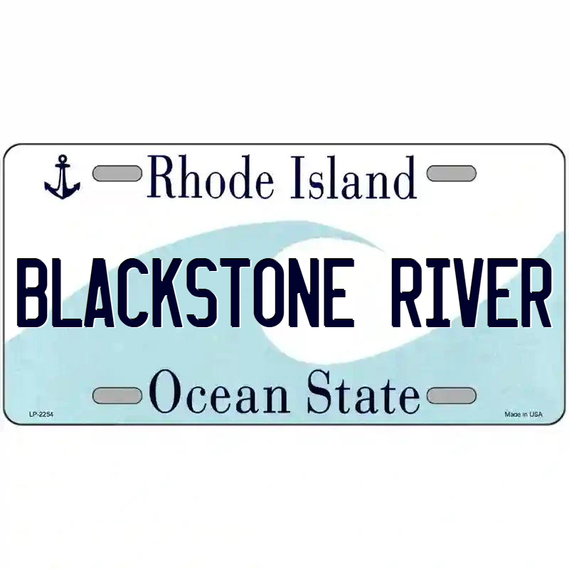 Blackstone River Rhode Island Metal Sign