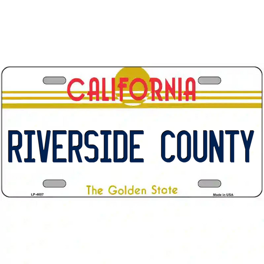 Riverside County California Metal Sign