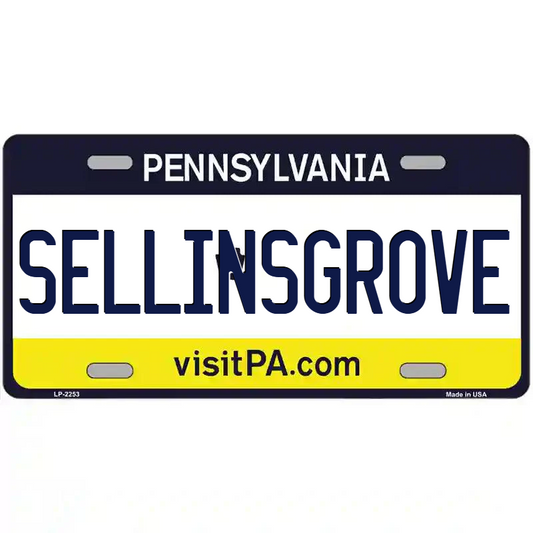 Sellinsgrove Pennsylvania Metal Sign