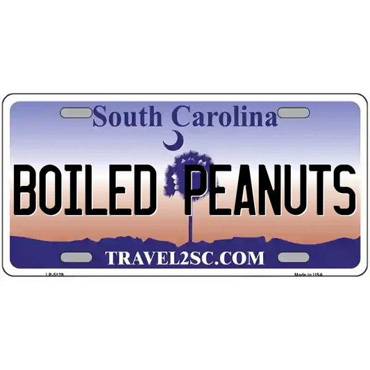 Boiled Peanuts South Carolina Metal Sign